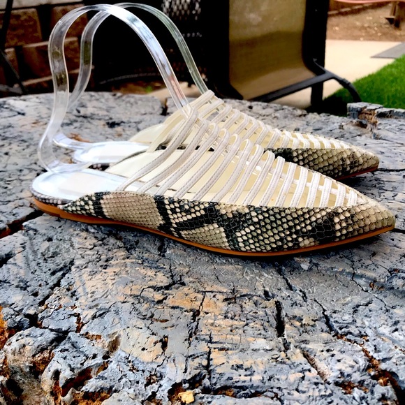 Dolce Vita Shoes - NWOT Dolce Vida Leather Snake Skin Slips